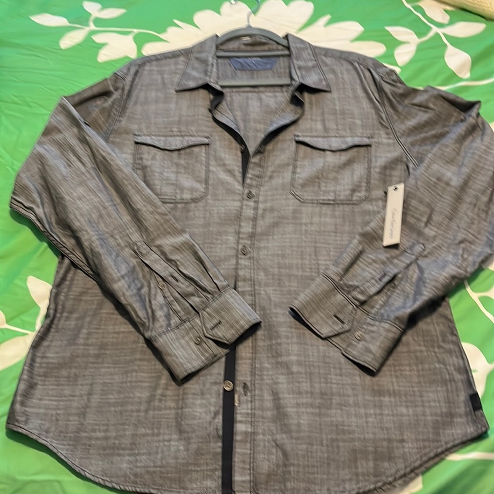 Calvin Klein Jeans Mens Button Down Shirt